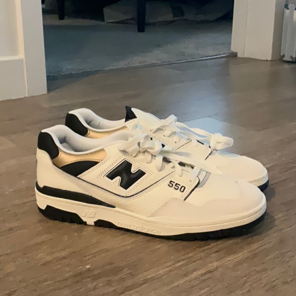 New Balance 550 Men’s White and Black Sneakers